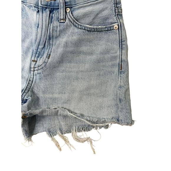 Madewell The Perfect Jean Cut-Off‎ High Rise Short in Millman Wash Size 23 - Picture 3 of 8